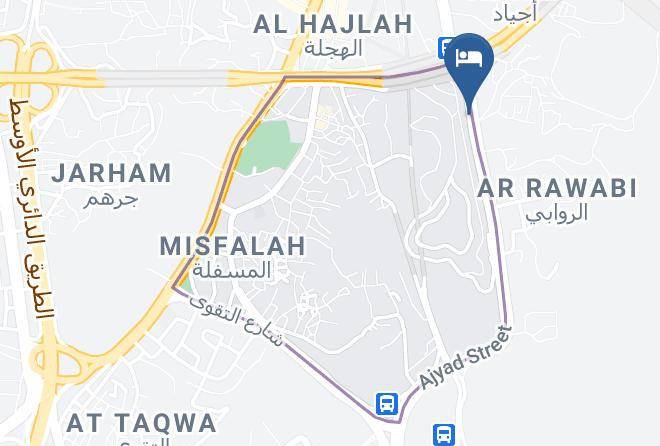 Mona Ajyad Hotel Map