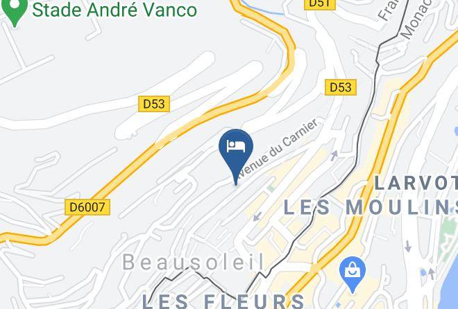 Maritime Alps - Monaco Chambre Luxe A 250m Casino Maps
