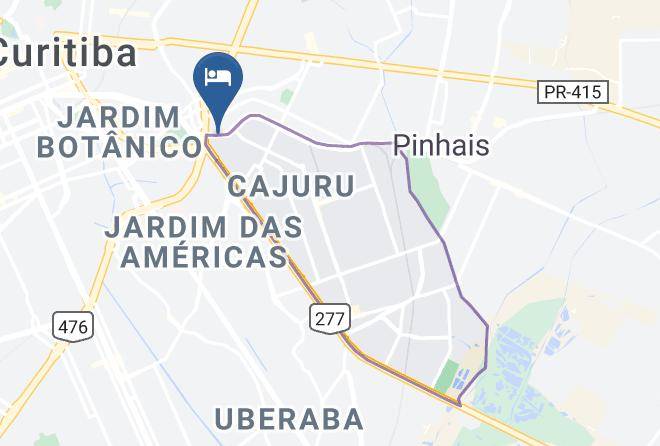 Curitiba - Monaco Hotel Maps