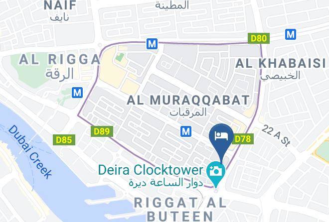 Dubai - Monaco Hotel Maps