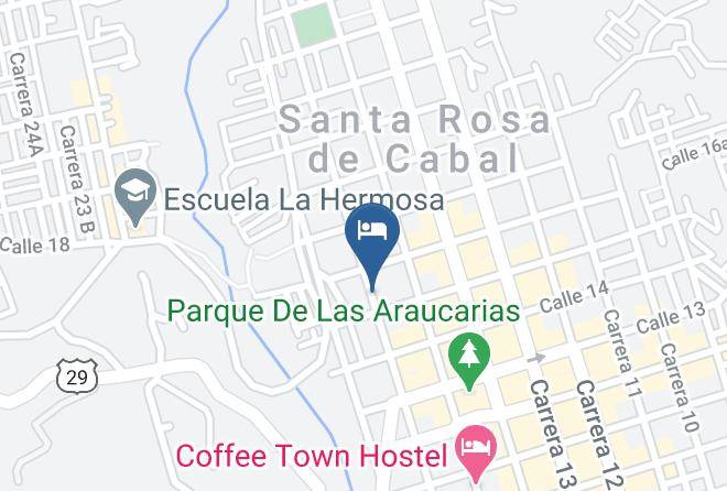 Santa Rosa De Cabal - Monaco Santa Rosa Maps
