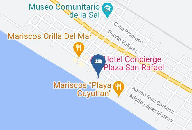 Armeria - Monarc Del Malecon Hotel Maps
