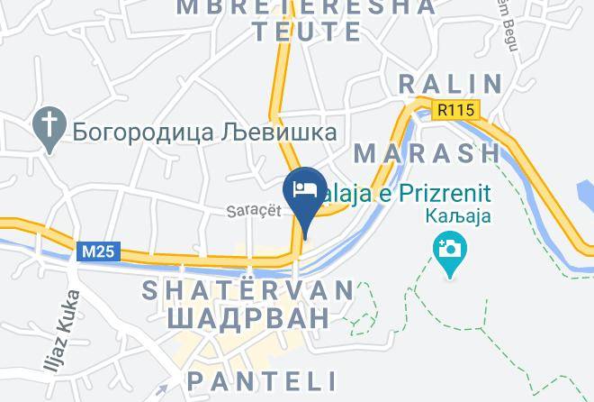 Prizren - Monarch Boutique Hotel Maps