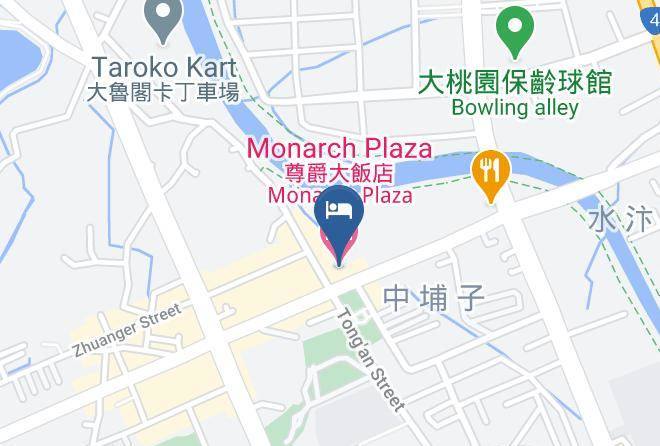 Monarch Plaza Hotel Map - Taoyuan City - Taoyuan District