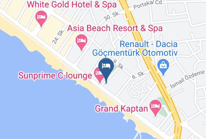Alanya - Monart Luna Playa Hotel Maps