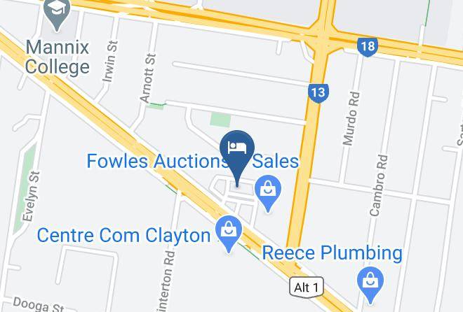 Monash - Nightcap At Monash Hotel Maps