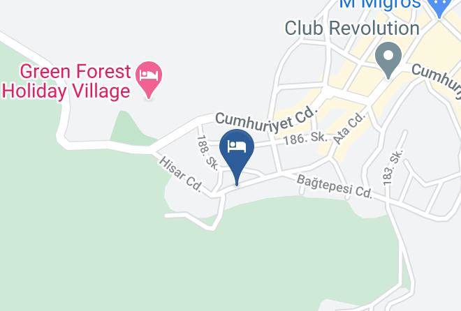 Fethiye - Monastery Suites Hotel Maps
