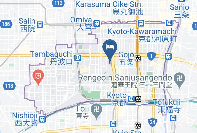 Kyoto City Shimogyo Ward - Monbou Kaikan Maps