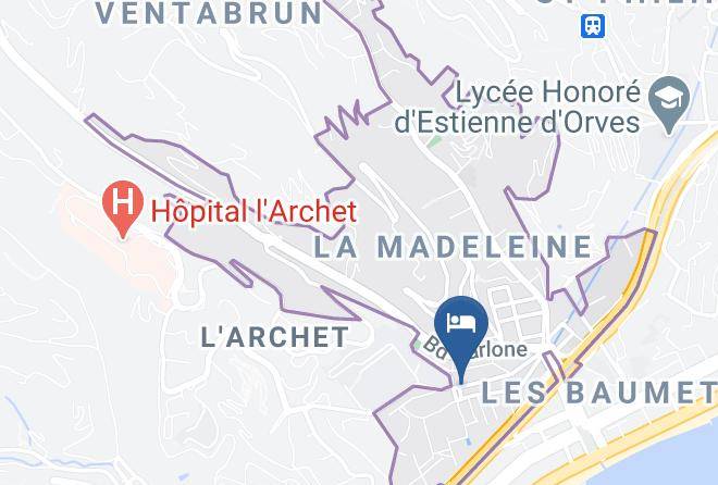 Maritime Alps - Moncalm Locations Dans Hotel Meuble Maps