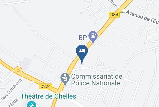 Seine Et Marne - Mondhotel Chelles Maps