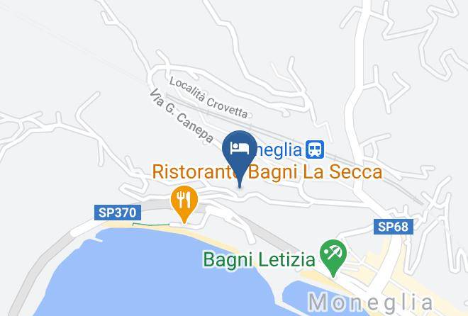Genoa - Hotel Mondial Moneglia Maps