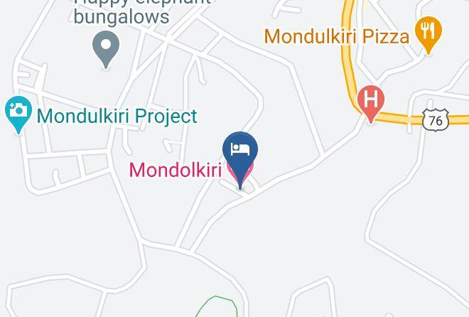 Saen Monourom Town - Mondolkiri Hotel Maps