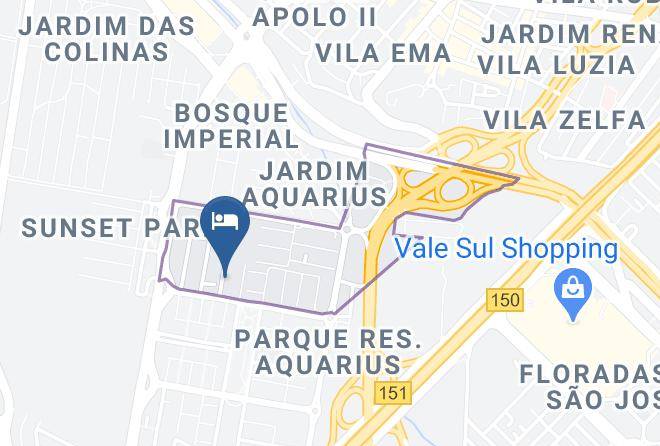 Sao Jose Dos Campos - Mondrian Suite Hotel Maps