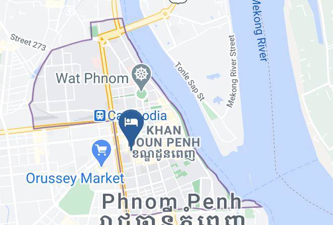 Doun Penh - Mondulkiri Cafe Restaurant Maps