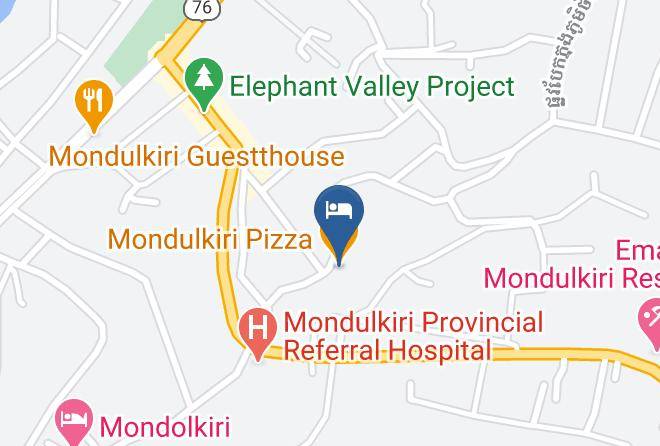 Saen Monourom Town - Mondulkiri Pizza Maps
