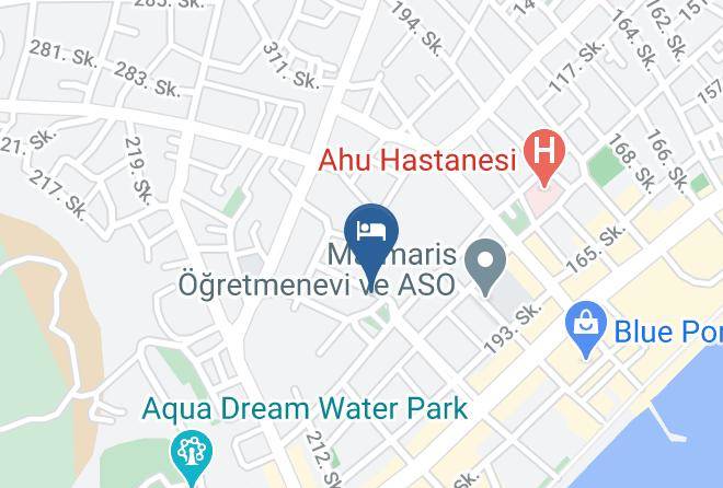 Marmaris - Moneta Butik Otel Maps