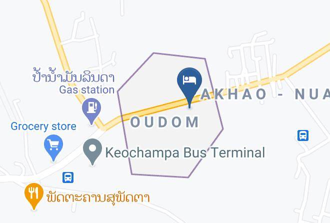 Huay Xai - Monethong Hotel Maps