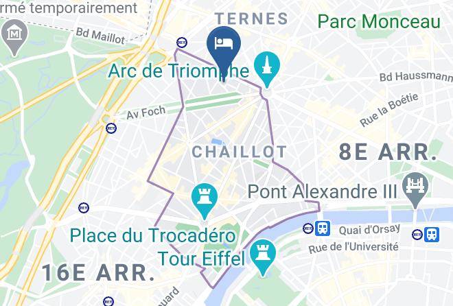 Room Mate Alain Champs Elysees Map