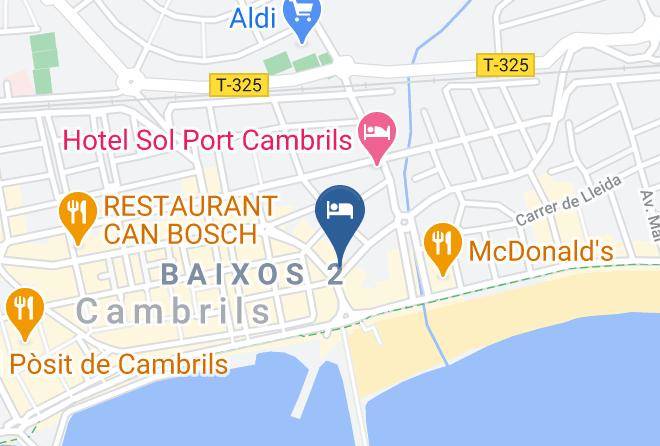 Tarragona - Monica Hotel Maps