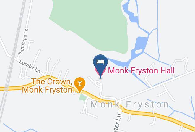 North Yorkshire - Monk Fryston Hall Hotel Maps