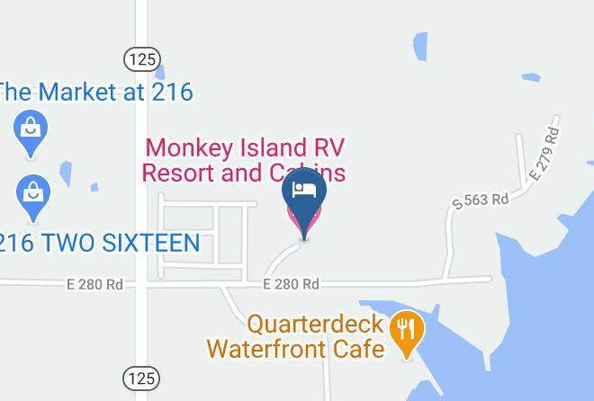 Delaware - Monkey Island Rv Resort And Cabins Maps