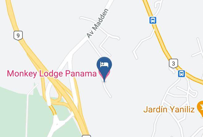 Ancon - Monkey Lodge Panama Maps