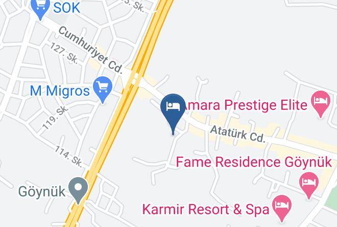Kemer - Monna Roza Garden Resort Hotel Maps