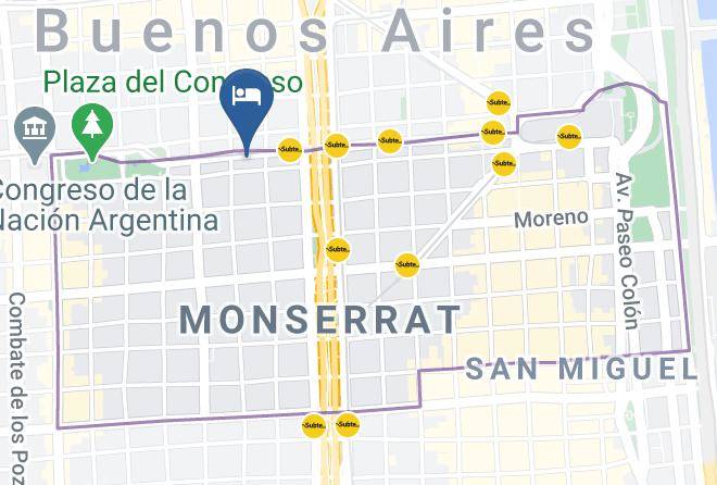 Autonomous City Of Buenos Aires - Monoambiente Ba Centro Maps