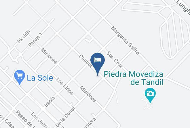 Tandil Partido - Monoambientes Movediza Alquiler Economico Maps