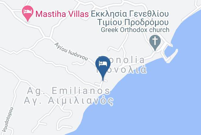 Khios - Monolia Maisonettes Maps