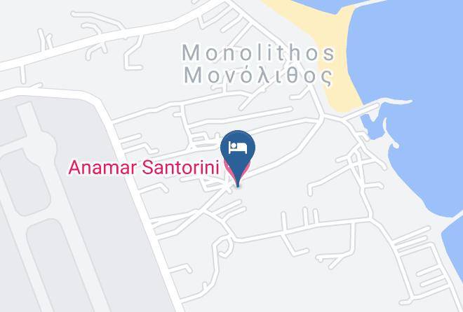 Thira - Monolithos Hotel Maps