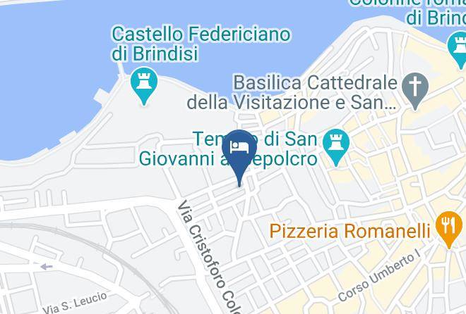 Brindisi - Monolocale Central Station Maps