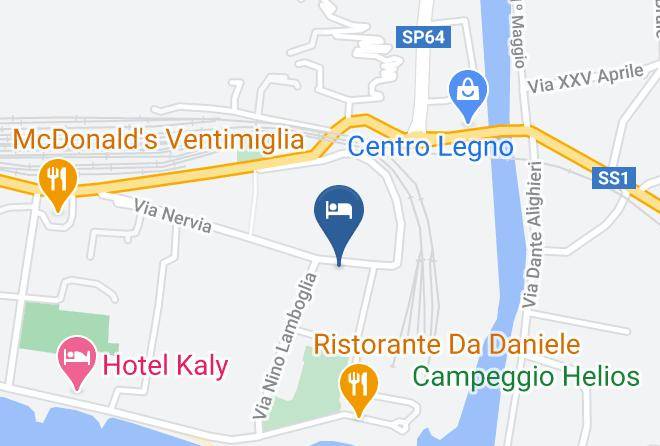 Imperia - Monolocale Via Nervia Maps