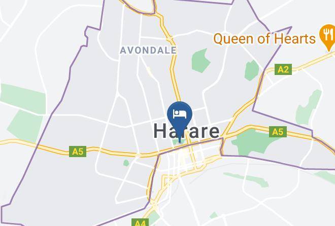 Harare - Monomotapa Hotel Maps