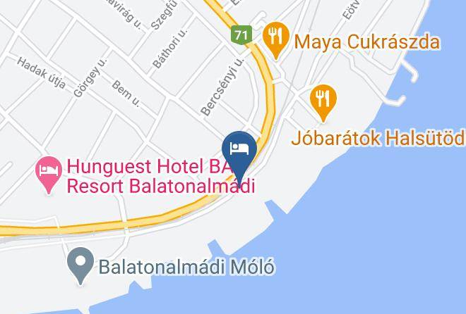 Balatonalmadi - Monopoly Hotel Es Etterem Hotel Etterem Balatonalmadi Maps