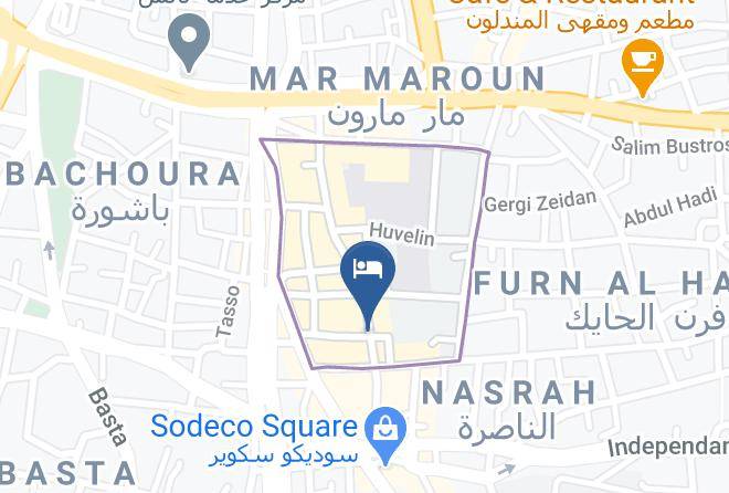 Beyrouth - Monot Suites Beirut Maps