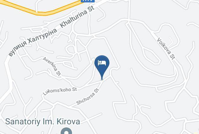 Yalta - Monpasye Gostinitsa Maps