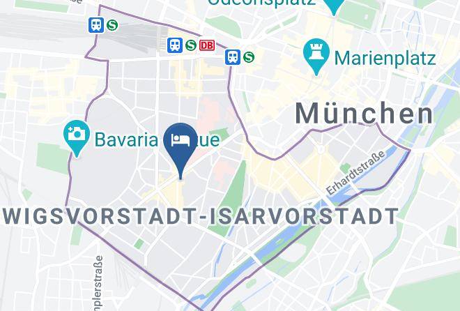 Mons Hotel Am Goetheplatz Map