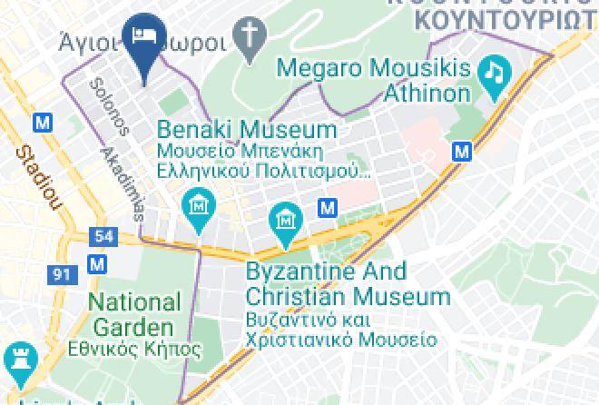 Central Athens - Monsieur Didot Maps