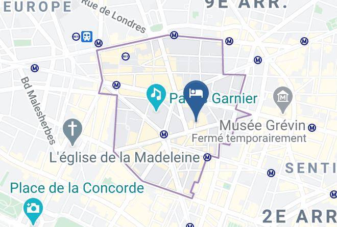 Paris - Monsieur Helder Hotel Opera Maps