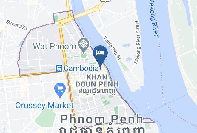 Doun Penh - Monsoon Boutique Hotel & Spa Maps