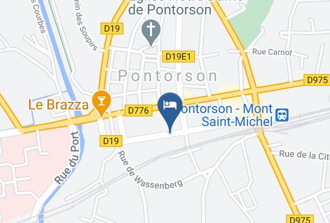 Manche - Mont B&b Maps