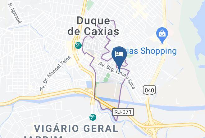 Duque De Caxias - Mont Blanc Suites Duque De Caxias Maps