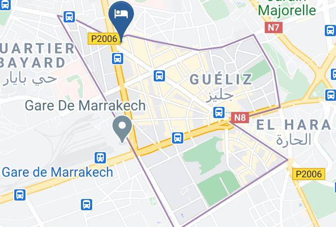 Marrakesh - Hotel Mont Gueliz Maps