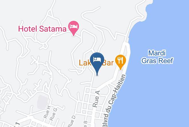 Cap Haitien - Mont Joli Hotel Maps