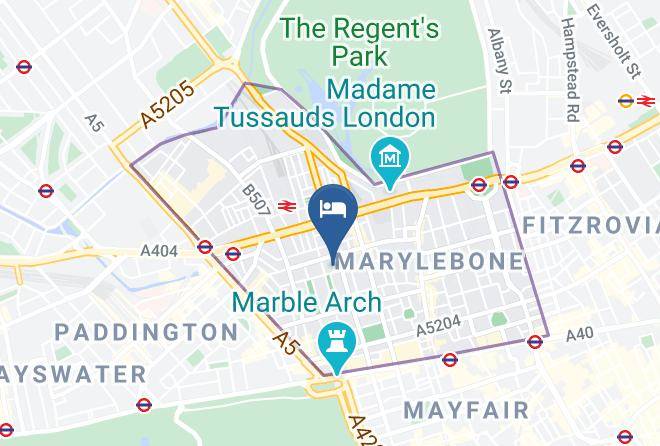 London - Montagu Place Hotel Maps