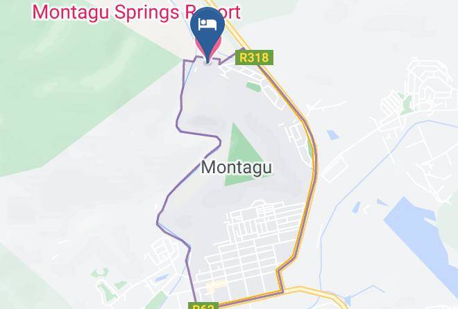 Cape Winelands - Montagu Springs Resort Maps