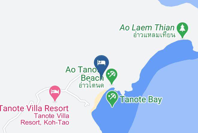 Montalay Beach Resort Map - Surat Thani - Amphoe Ko Pha Ngan