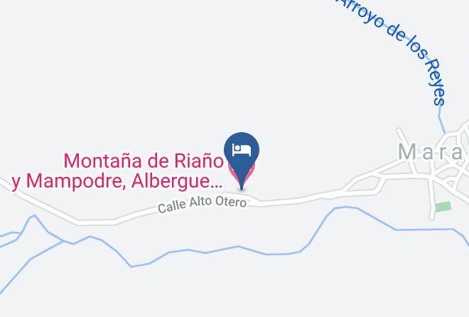 Leon - Montana De Riano Y Mampodre Albergue De Marana Maps