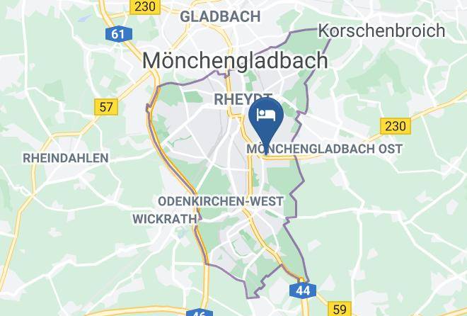 Monchengladbach - Montana Hotel Monchengladbach Maps